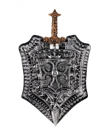 Conjunto escudo y espada Milan