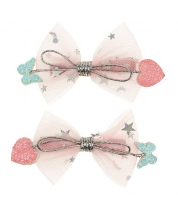 Pinzas cabello Julianne rosa