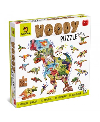 Woody Puzzle - Dinosaurios