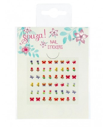 Stickers uñas flores