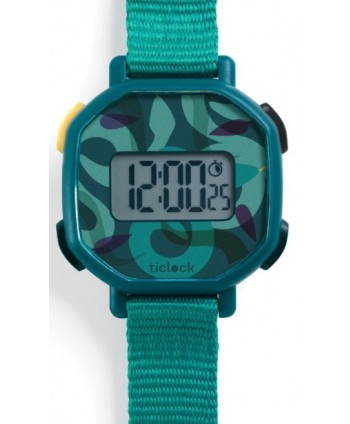 Reloj digital Green snakes