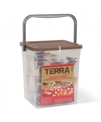 Terra Cubo marrón claro...