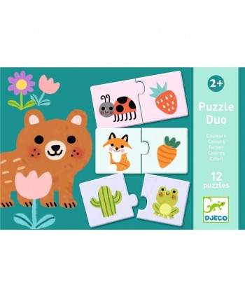 Educativos Puzzle dúo Colores